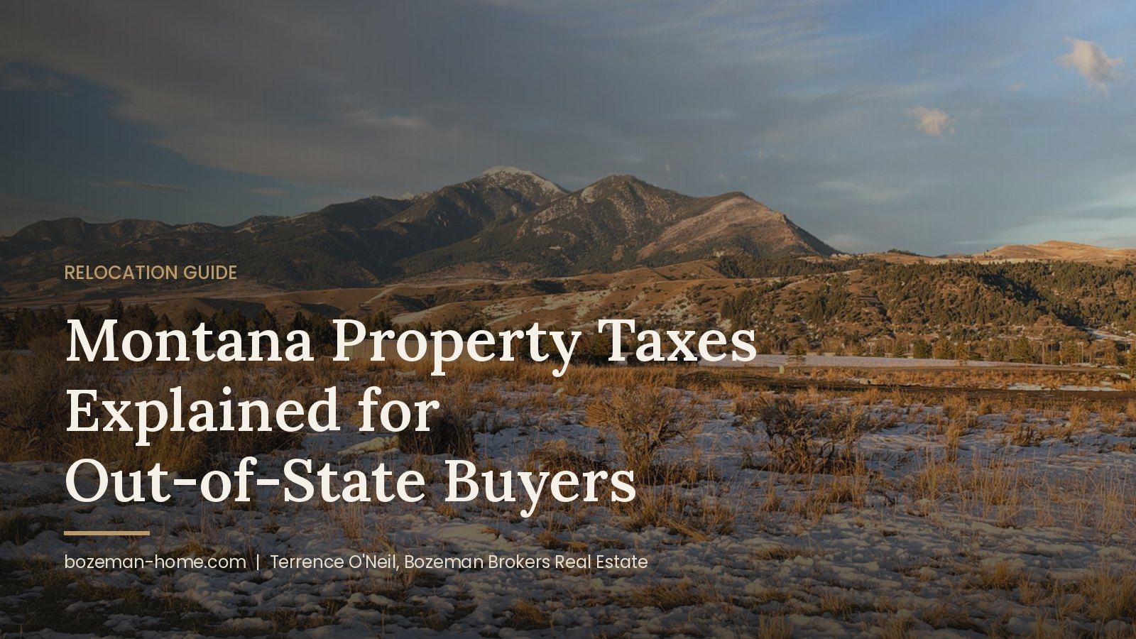 Montana Property Taxes Explained for Out-of-State Buyers