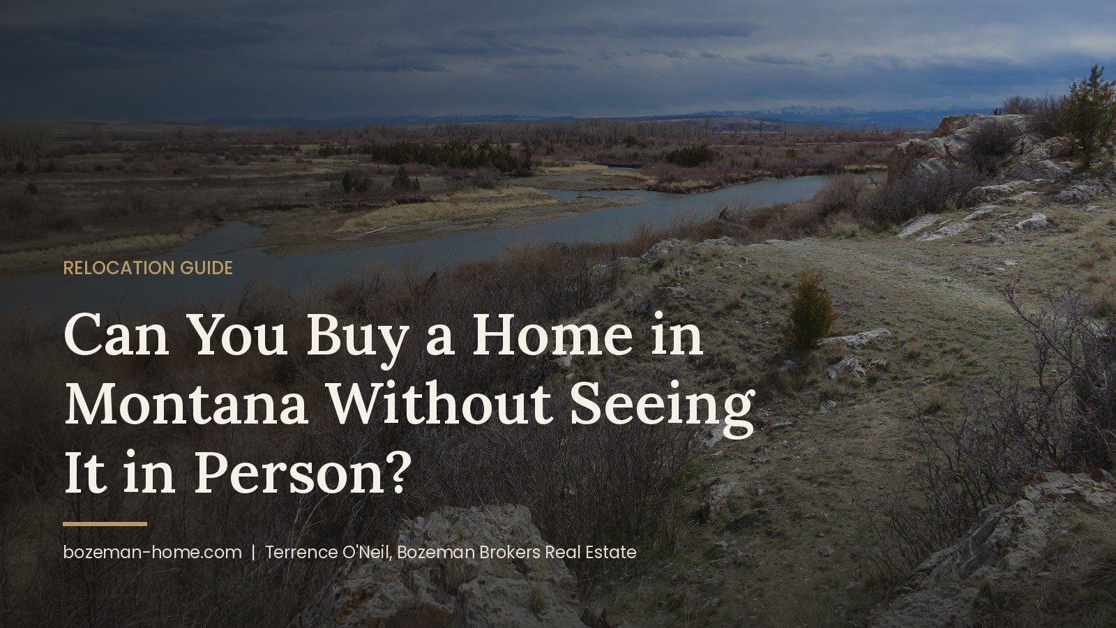 Can You Buy a Home in Montana Without Seeing It in Person?