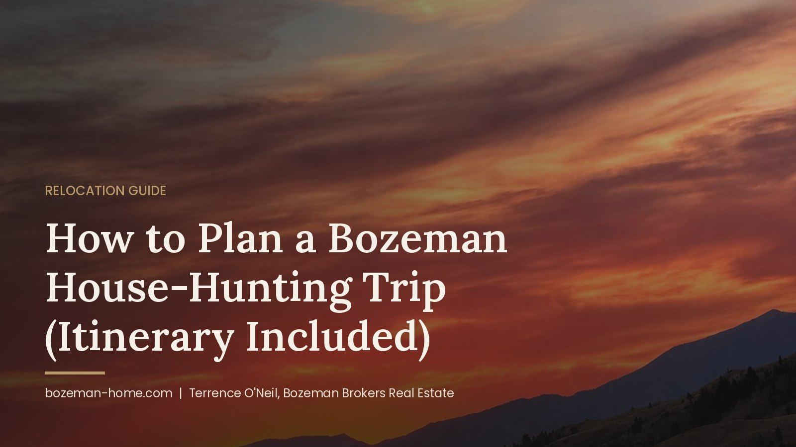 How to Plan a Bozeman House-Hunting Trip (Itinerary Included)
