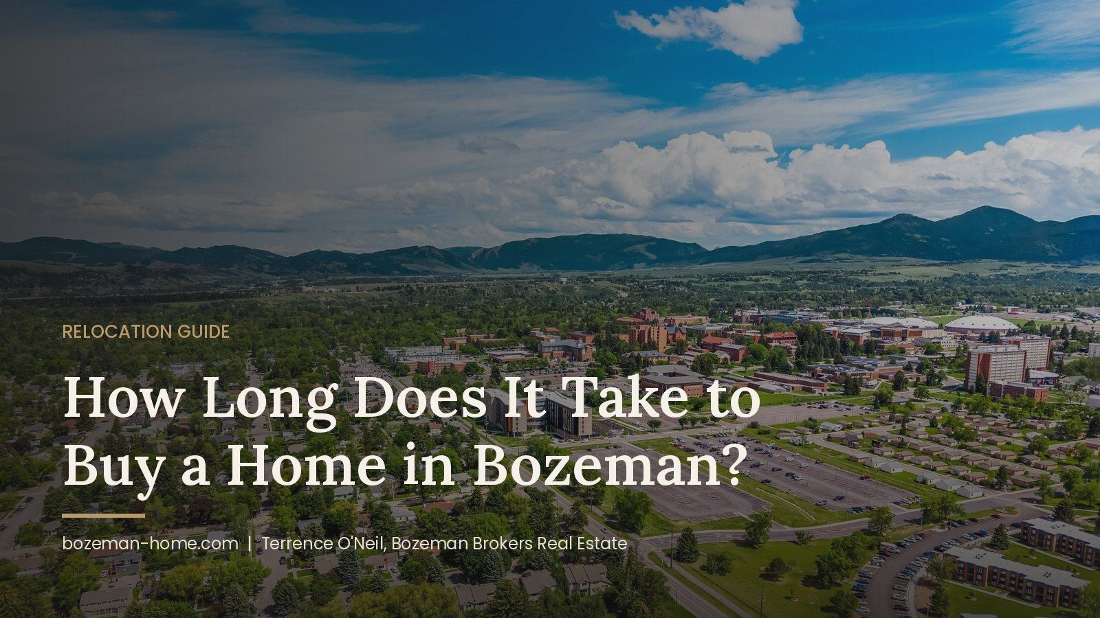 How Long Does It Take to Buy a Home in Bozeman?