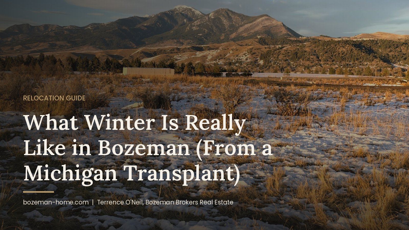 What Winter Is Really Like in Bozeman (From a Michigan Transplant)